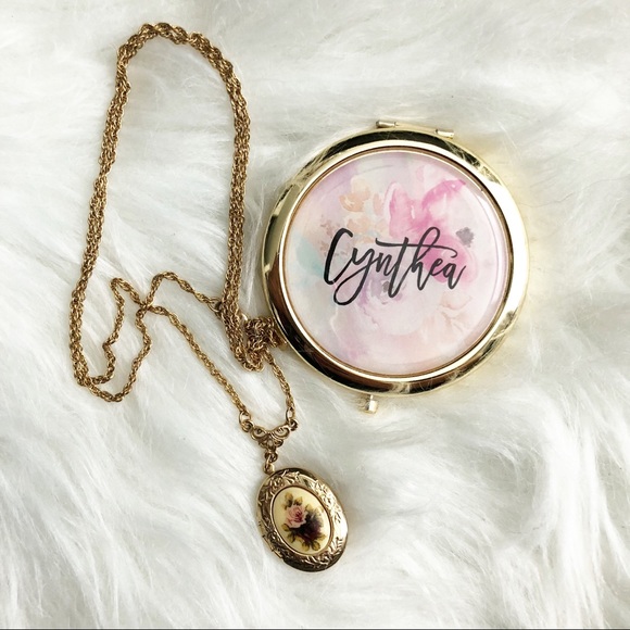 1928 Jewelry - 1928 Floral Locket